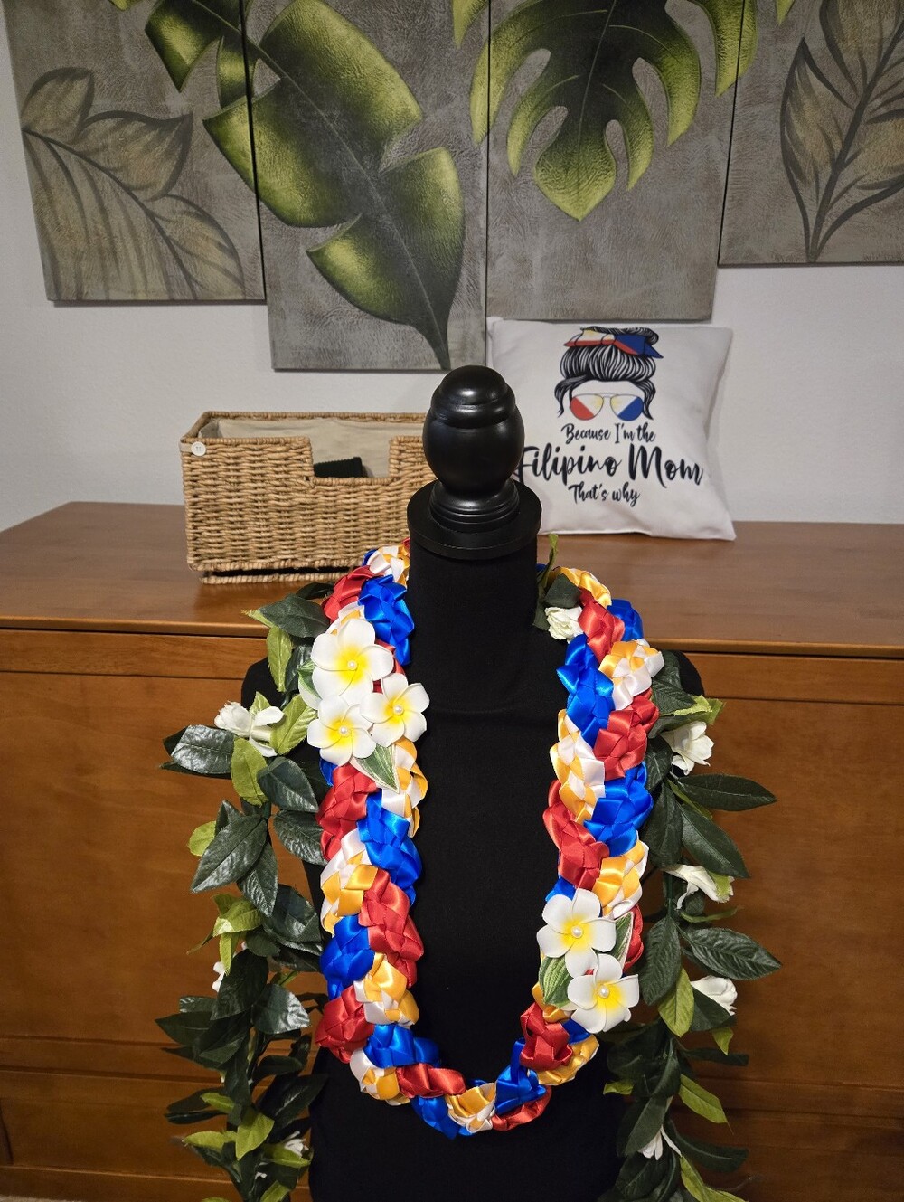 Filipino Inspired Hand Crafted Lei/NEW